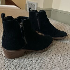 Black Suede Ankle Boots